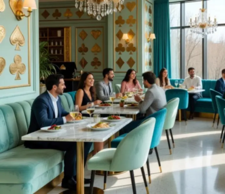 Galerie interiéru a gastronomie restaurace SazkaStar