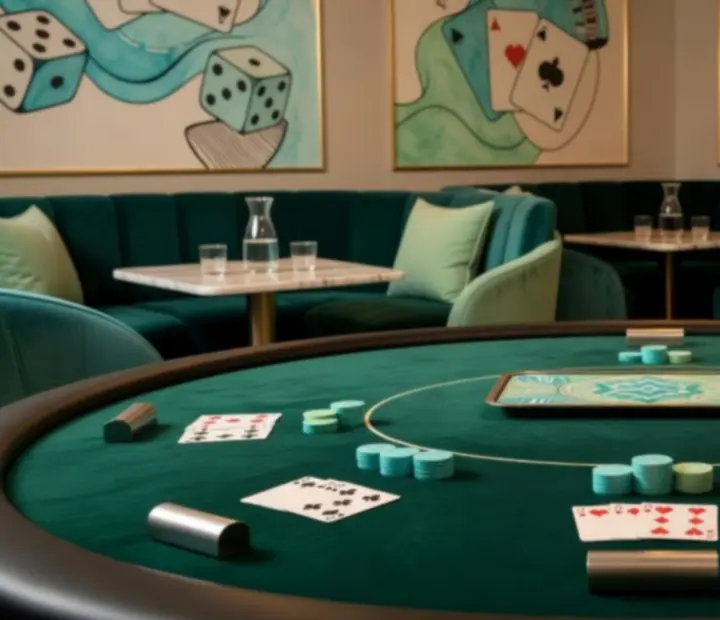 Moderní pokerové stoly v casino lounge stylu